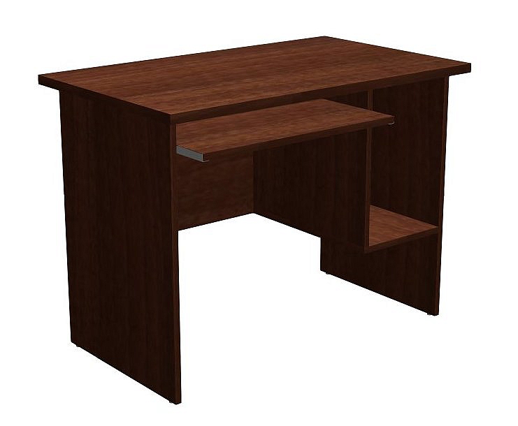 Biurko komputerowe PB42 stelaż płytowy 100x60x75h
