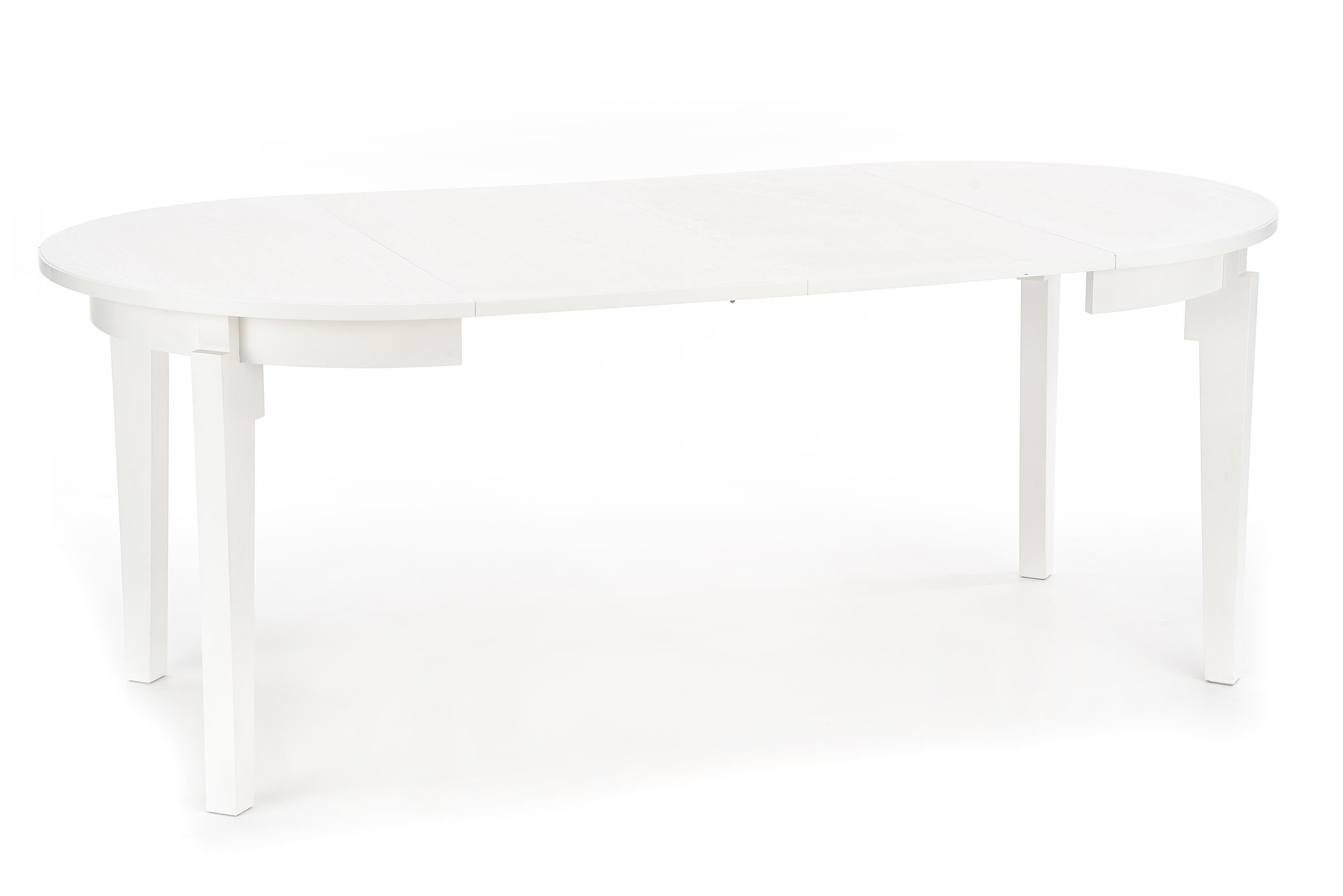 SORBUS stół rozkładany, blat - biały, nogi - białe