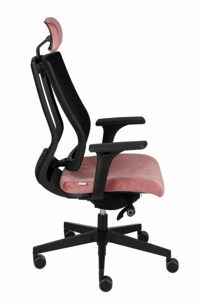 Fotel biurowy MAXPRO BS HD black/chrome
