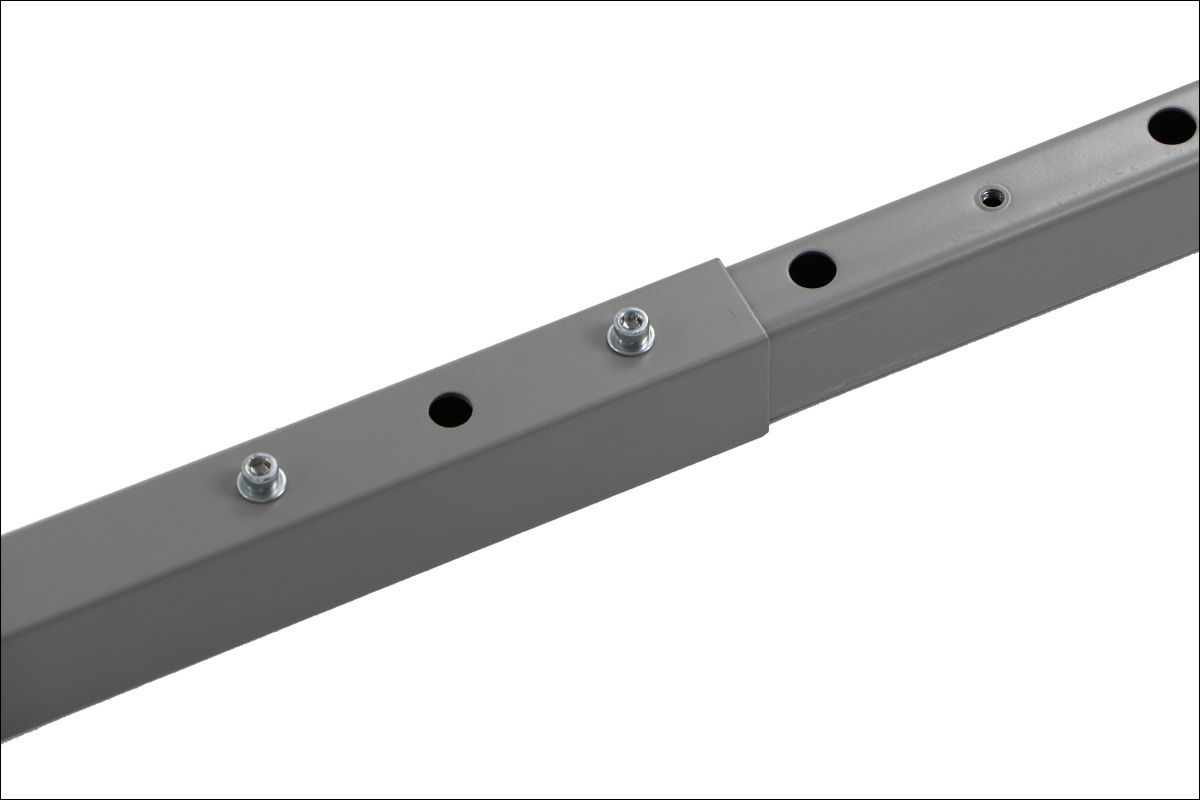Stelaż skręcany do stołu i biurka NY-131A/70 aluminium 